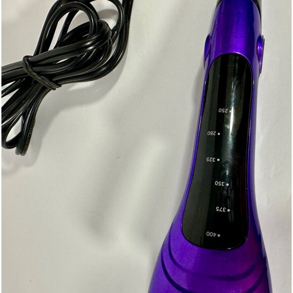 Bed Head TIGI A Wave We Go Adjustable Hair Waver Iron Purple With Silver Barrels - Picture 5 of 16